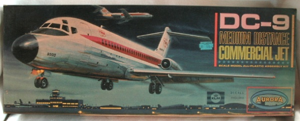Atlantis Aurora 6004 1/72 Hughes Airwest/TWA DC-9 Passenger Jetliner Atlantis Aurora 6004 1/72 Hughes Airwest/TWA DC-9 Passenger Jetliner